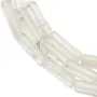 Cristal de roche, en forme de tube 4x13mm x 40cm