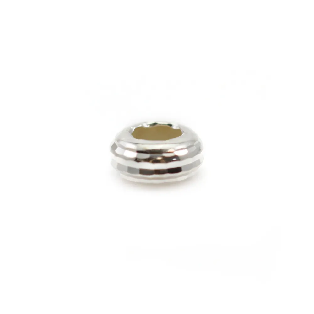 Zwischenlagen runde facettierte 5mm Silber 925 x 4pcs