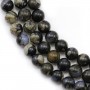 Opal grise ronde 6mm x 40cm