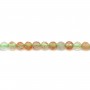 Arusha redonda facetada 2mm x 40cm