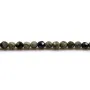 Opal grise ronde facette 4mm x 40cm