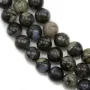 Opal grise ronde 10mm x 40cm