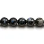 Opal grise ronde 10mm x 40cm