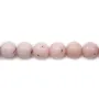 Opale rose pâle rond 10mm x 40cm