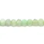 Opale vert rondelle facette 2x3mm x 40cm