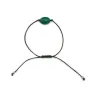 Bracelet cordon Agate verte