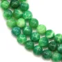 Agate paon,en forme de ronde 8mm x 40cm