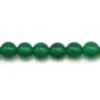 Agate vert ronde 6mm x 10 st