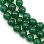 Agate vert ronde 10mm x 40cm