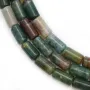 Agate d'Inde,en forme de tube 4x8mm x 40cm
