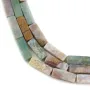 Agate d'Inde, en forme de rectangle 4x13mm x 40cm