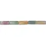 Agate d'Inde, en forme de rectangle 4x13mm x 40cm