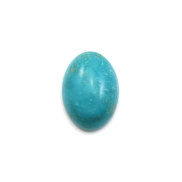 Cabochão Turquesa Oval 10x14mm x1pc