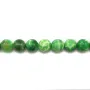 Agate paon,en forme de ronde 12mm x 40cm