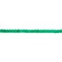 Green agate faceted round beads 2mm x 40cm