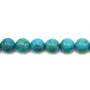 Turquoise ronde 10mm x 1pc