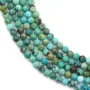 Turquoise naturelle ronde facette 3mm x 40cm