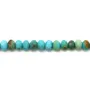 Turquoise naturelle rondelle facette 2x3mm x 20pcs