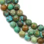 Turquoise ronde sur fil 8mm x 40cm