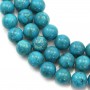 Turquoise Round 12mm x 38cm