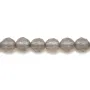 Agate grise Ronde facette 4mm