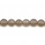 Agate grise Ronde facette 4mm