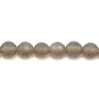 Agate grise Ronde facette 8mm x 40cm