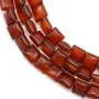Agate rouge trèfle 16mm x 40cm