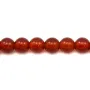 Agate rouge ronde 4mm x 40cm