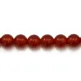 Agate rouge ronde 6mm x 20pcs