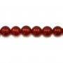 Red agate round 10mm x 40cm