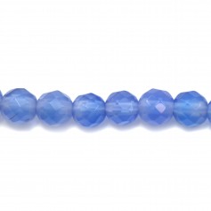 Agate teinte bleu 3mm