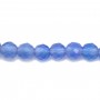 Agate teinte bleu 3mm
