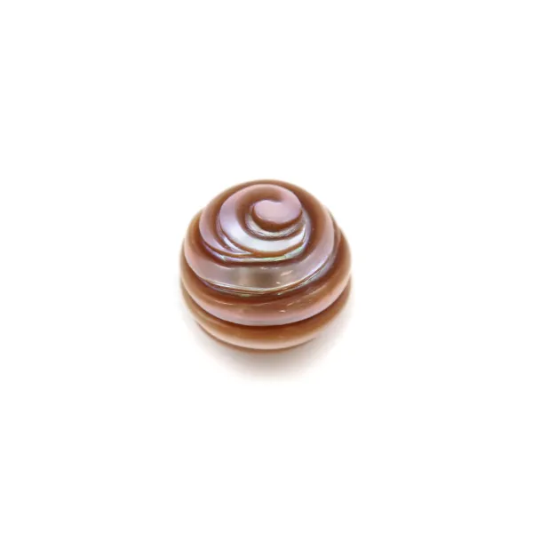 Geschnitzte Süßwasser-Zuchtperle, 10-11mm x 1St