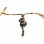 Collier saphir, rubis & émeraude rondelle facette 