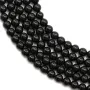 Tourmaline noire ronde 4mm x 40cm