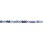 Fluorite en forme de cube facette 2mm x 40cm