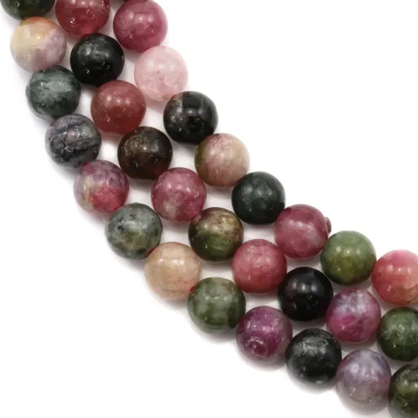 Round tourmaline 6mm x 40cm