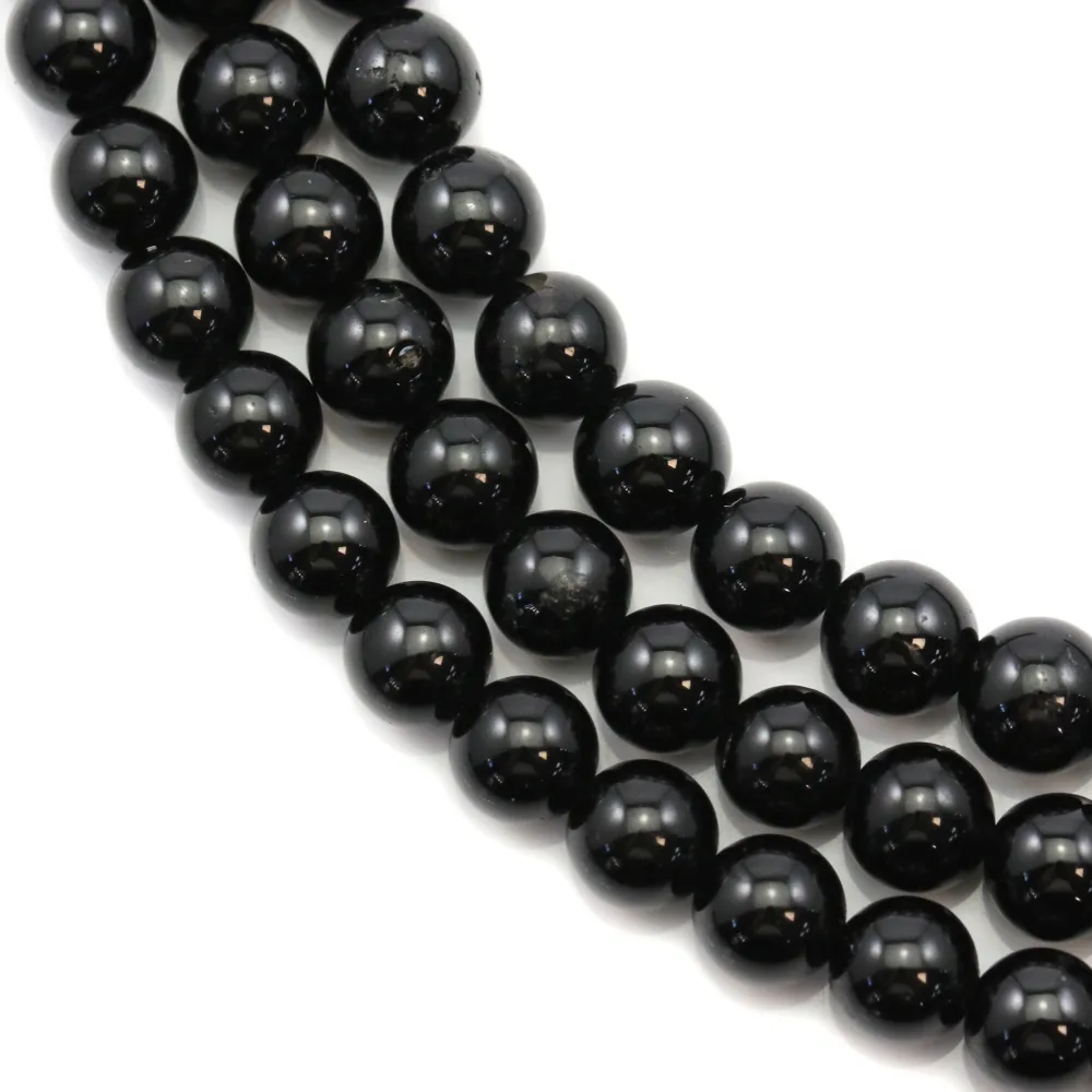 Tourmaline  Noire Ronde 8mm