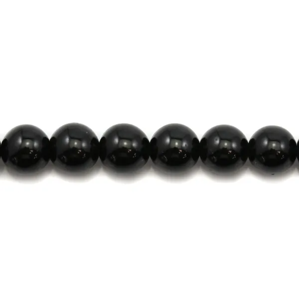 Tourmaline ronde 8mm  x 2pcs
