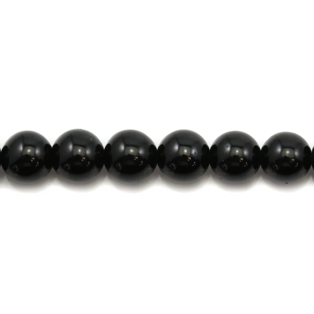 Tourmaline ronde 8mm  x 2pcs