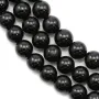 Tourmaline  Noire Ronde 12mm x 40cm