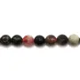 Tourmaline round faceted 8mm x 40cm