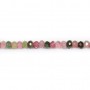 Tourmaline, en forme de rondelle facette 2.5x4mm x 40cm