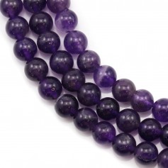 Amethyst Round 6mm A x 40cm