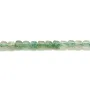 Quartz fraise verte cube facetté 2.5mm x 39cm