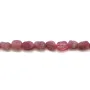 Tourmaline rose forme en baroque x 40cm