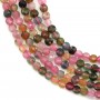Tourmaline in shape of round faceted, 3mm x 40cm