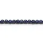 Saphir rond lisse 4mm x 40cm