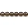 Quartz Fumé Ronde Facette 4mm x 40 cm 